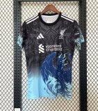 25/26 Liverpool  Black Blue Fans 1:1 Quality Soccer Jersey