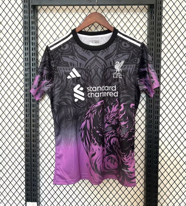 25/26 Liverpool  Black Purple Fans 1:1 Quality Soccer Jersey