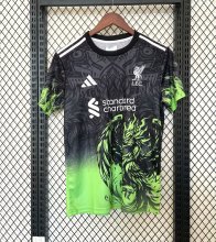 25/26 Liverpool  Black Green Fans 1:1 Quality Soccer Jersey
