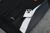 24/25 Manchester United Hooded Long Sleeved Black 1:1 Training suit