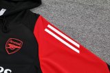 24/25 Arsenal Hooded Long Sleeved Black 1:1 Training suit