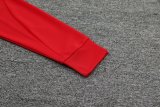 24/25 Manchester United Hooded Long Sleeved Red 1:1 Training suit