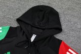 24/25 Arsenal Hooded Long Sleeved Black 1:1 Training suit
