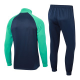24/25 Barcelona Training Tracksuit  Blue 1:1 Quality Soccer Jersey
