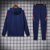 24/25 Manchester United Hooded Long Sleeved Blue 1:1 Training suit