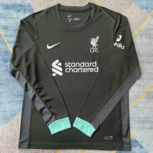 24/25 Liverpool  Away Black Long Sleeve 1:1 Quality Soccer Jersey