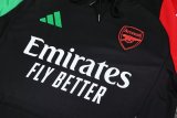 24/25 Arsenal Hooded Long Sleeved Black 1:1 Training suit