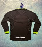 1998 Manchester United Away Long sleeve 1:1 Quality Retro Soccer Jersey