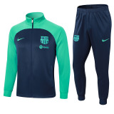 24/25 Barcelona Training Tracksuit  Blue 1:1 Quality Soccer Jersey