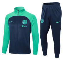 24/25 Barcelona Training Tracksuit  Blue 1:1 Quality Soccer Jersey