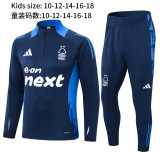 24/25 Nottingham Forest Kids  Blue 1:1 Quality Training Jersey