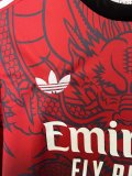 25/26  Real  Madrid Dragon Red Fans 1:1 Quality Soccer Jersey