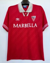 1994/1996 Sevilla FC Away Red Fans Retro 1:1 Quality Soccer Jersey