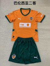 24/25  Valencia Third Kids Kits 1:1 Quality  Soccer Jersey