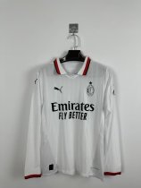 24/25 AC Milan Away Long Sleeve Player 1:1 Quality Soccer Jersey