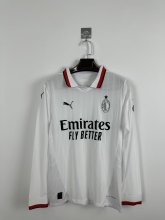 24/25 AC Milan Away Long Sleeve Player 1:1 Quality Soccer Jersey