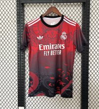 25/26  Real  Madrid Dragon Red Fans 1:1 Quality Soccer Jersey