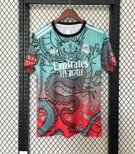 25/26  Real  Madrid Dragon Blue Fans 1:1 Quality Soccer Jersey