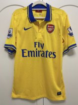2013/2014 Arsenal Away Fans Retro 1:1 Quality  Soccer Jersey