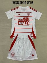 24/25 Stade Brestois 29 Away Kids Kits 1:1 Quality Soccer Jersey