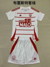 24/25 Stade Brestois 29 Away Kids Kits 1:1 Quality Soccer Jersey