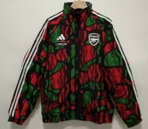 24/25  Arsenal Red Black Double Sided Windbreaker 双面