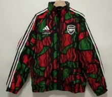 24/25  Arsenal Red Black Double Sided Windbreaker 双面
