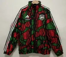 24/25  Arsenal Red Black Double Sided Windbreaker 双面
