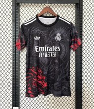 25/26  Real  Madrid Dragon Black Fans 1:1 Quality Soccer Jersey