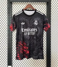 25/26  Real  Madrid Dragon Black Fans 1:1 Quality Soccer Jersey