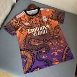 25/26  Real  Madrid Dragon Orange  Fans 1:1 Quality Soccer Jersey
