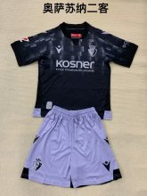 24/25 Osasuna Third Kids Kits 1:1 Soccer Jersey