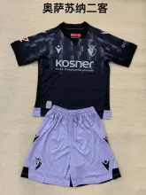 24/25 Osasuna Third Kids Kits 1:1 Soccer Jersey