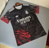 25/26  Real  Madrid Dragon Black Fans 1:1 Quality Soccer Jersey