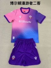 24/25 Bolton Wanderers Third Kids  Kits 1:1 Quality Soccer Jersey