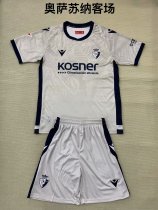 24/25 Osasuna Away Kids Kits 1:1 Soccer Jersey