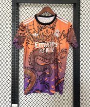 25/26  Real  Madrid Dragon Orange  Fans 1:1 Quality Soccer Jersey