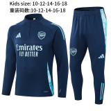24/25  Arsenal Royal Blue Kids 1:1 Quality Training Jersey