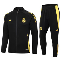 24/25  Real Madrid  Black Training Tracksuit 1:1 Quality Training Jersey
