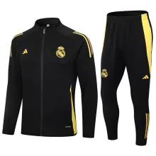 24/25  Real Madrid  Black Training Tracksuit 1:1 Quality Training Jersey