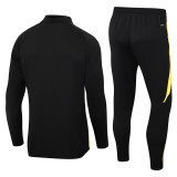 24/25  Real Madrid  Black Training Tracksuit 1:1 Quality Training Jersey