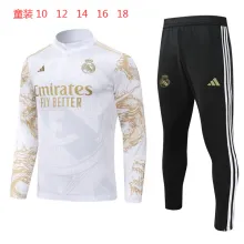 24/25 Real Madrid  White Kids  1:1 Quality Training Jersey