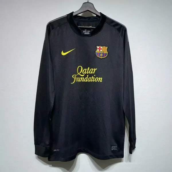 2011/2012 Barcelona Third Long Sleeve Retro 1:1 Quality Soccer Jersey