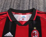 1998/1999 AC Milan Home Kids kits Retro 1:1 Quality Soccer Jersey