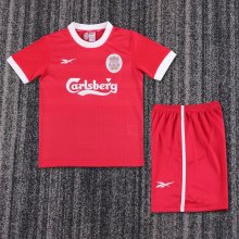 1997/1998 Liverpool Home Kids Retro 1:1  Quality Soccer Jersey