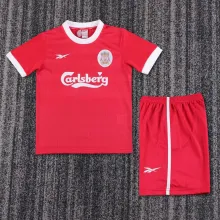 1997/1998 Liverpool Home Kids Retro 1:1  Quality Soccer Jersey