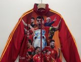 24/25 Spain Neymar Red  Double Sided Windbreaker