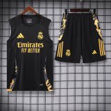 24/25  Real Madrid Black  1:1 Quality Training Vest（A-Set）