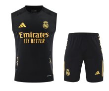 24/25  Real Madrid Black  1:1 Quality Training Vest（A-Set）