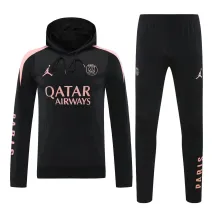24/25 Paris Hooded Long Sleeved Black 1:1 Training suit
